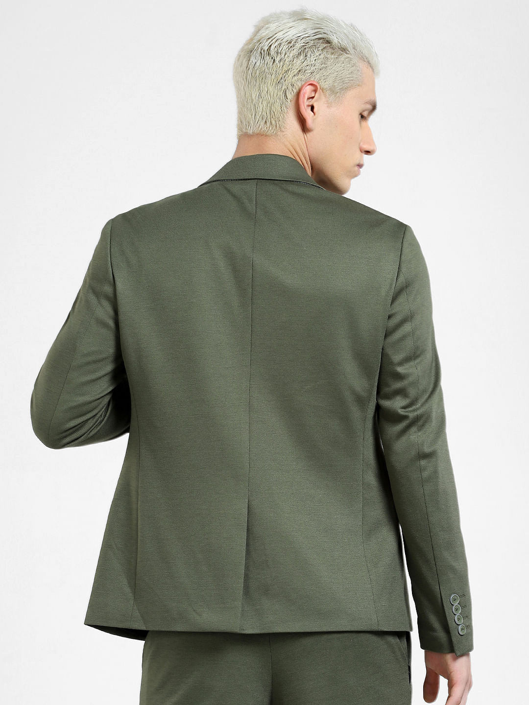 Green Slim Fit Blazer