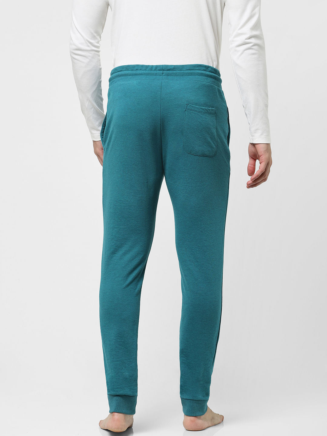 Teal Mid Rise Jogger Trackpants