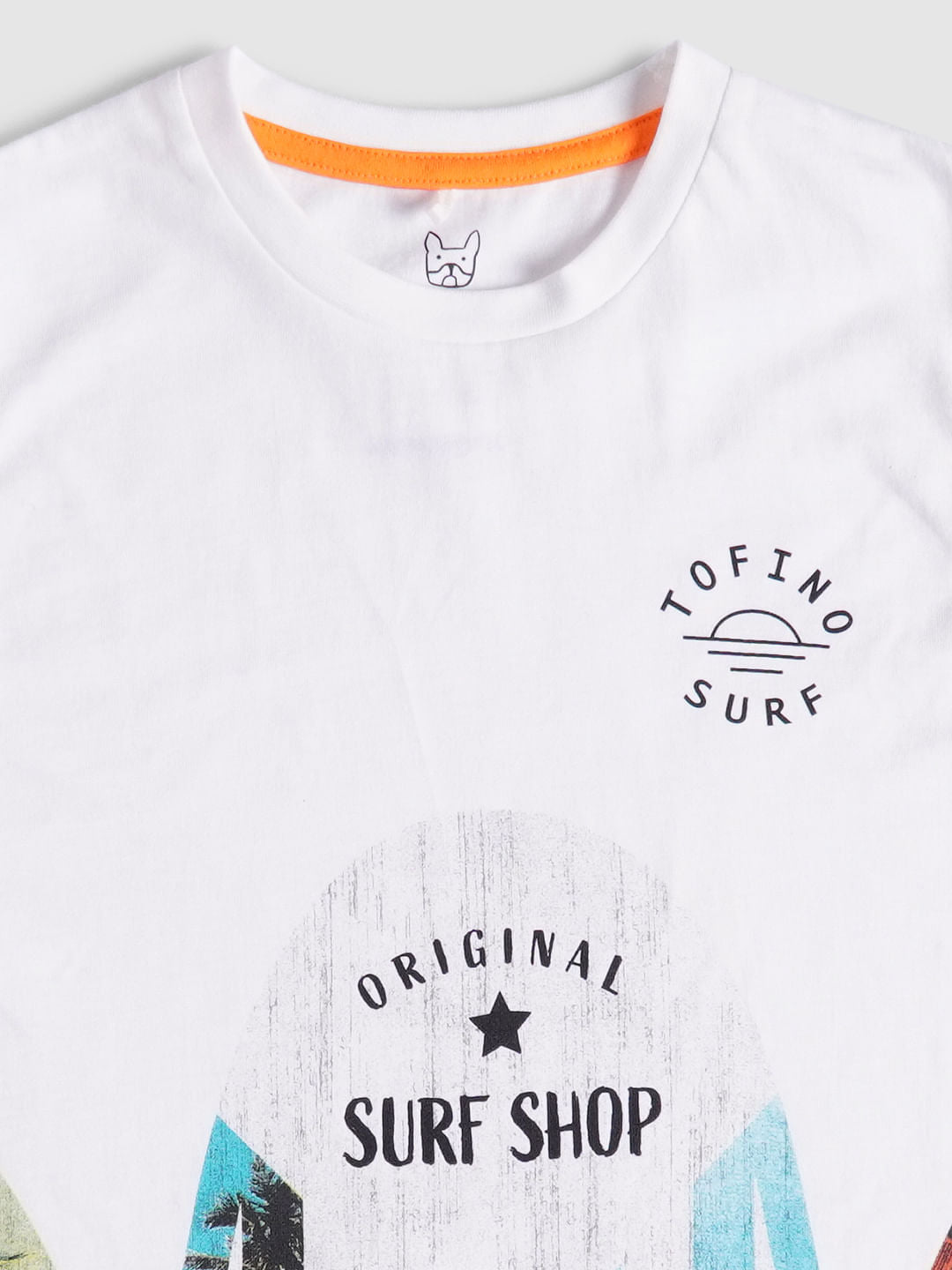 Boys White Sleeveless T-shirt