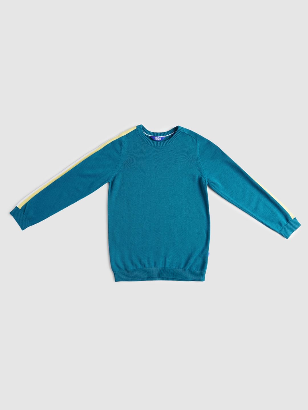BOYS Blue Tape Detail Pullover