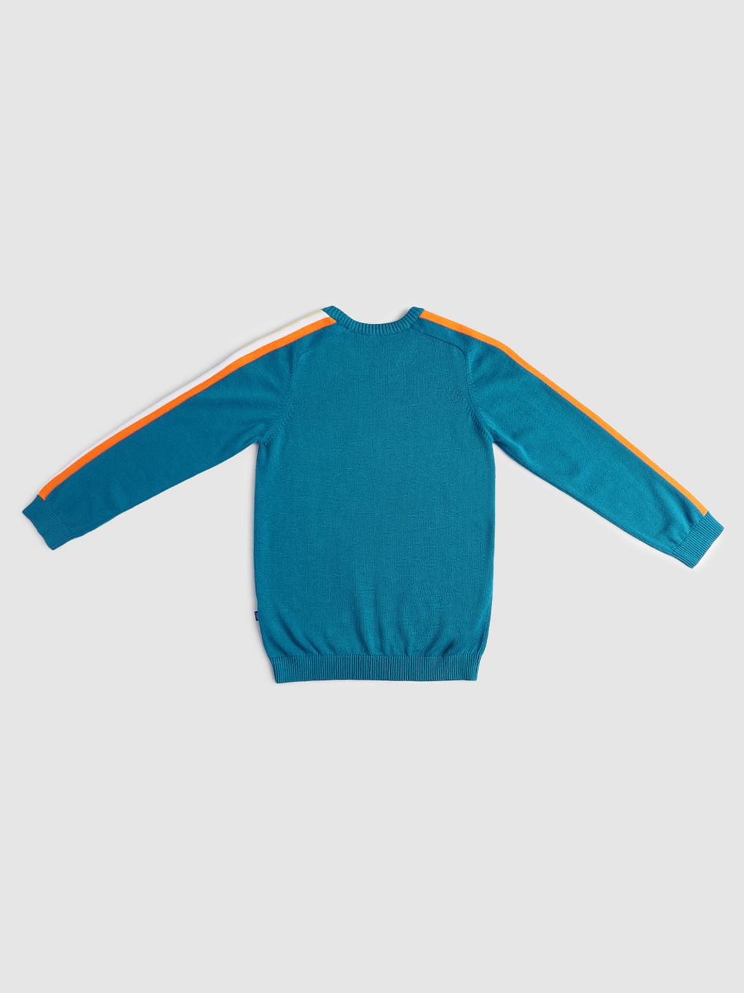 BOYS Blue Tape Detail Pullover