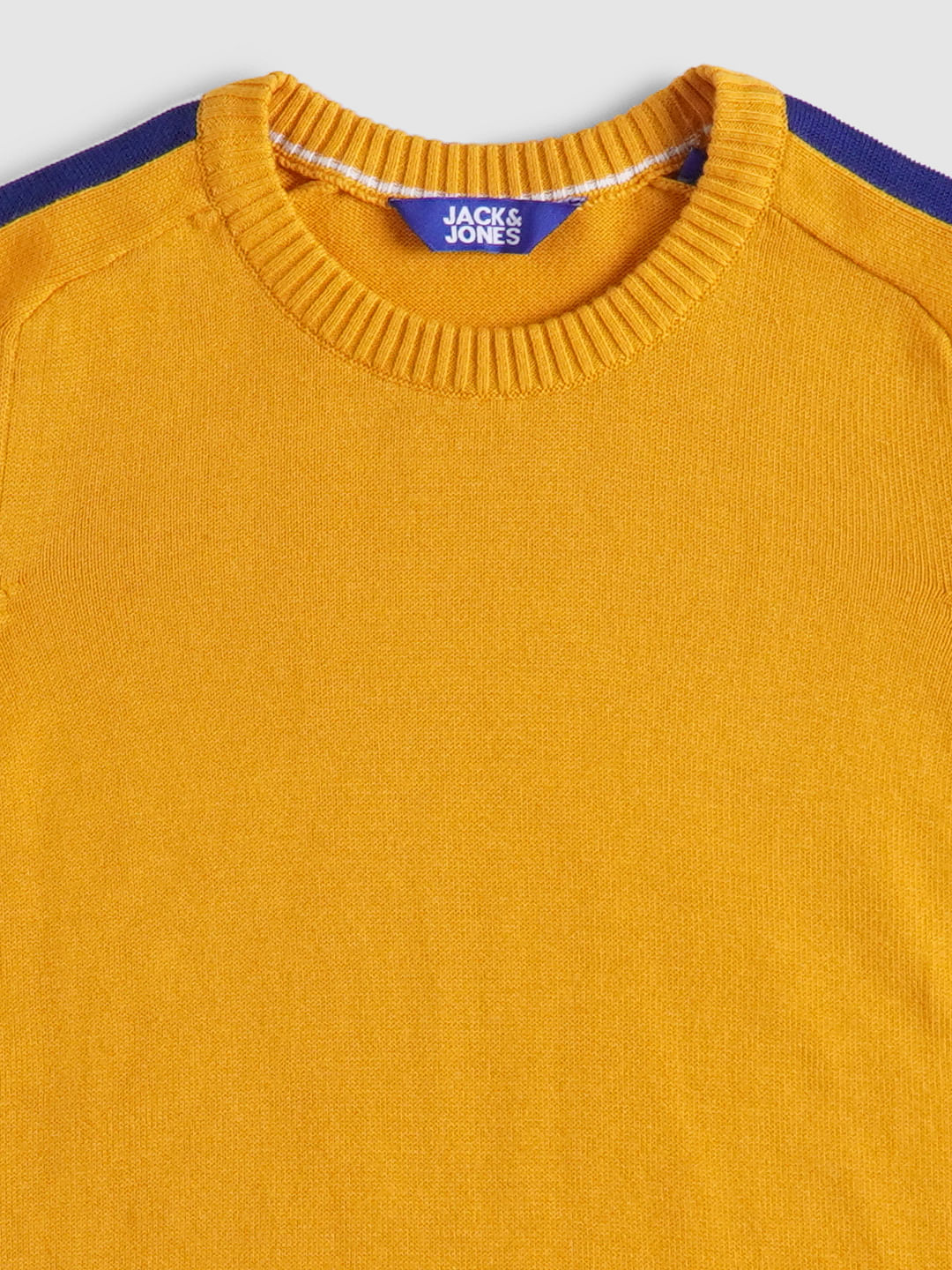BOYS Yellow Tape Detail Pullover