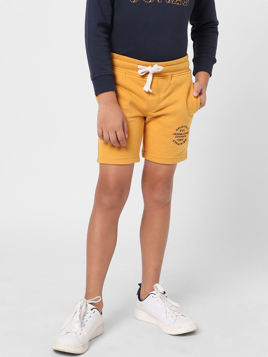 BOYS Yellow Sweatshorts