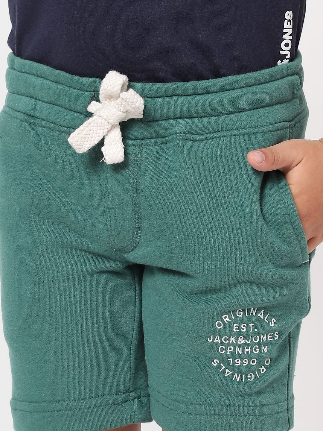 BOYS Green Sweatshorts
