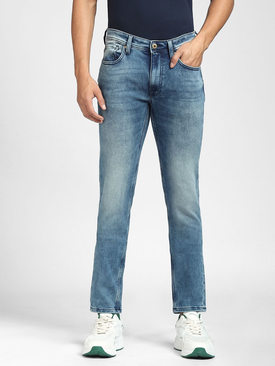 Blue Low Rise Ben Skinny Jeans