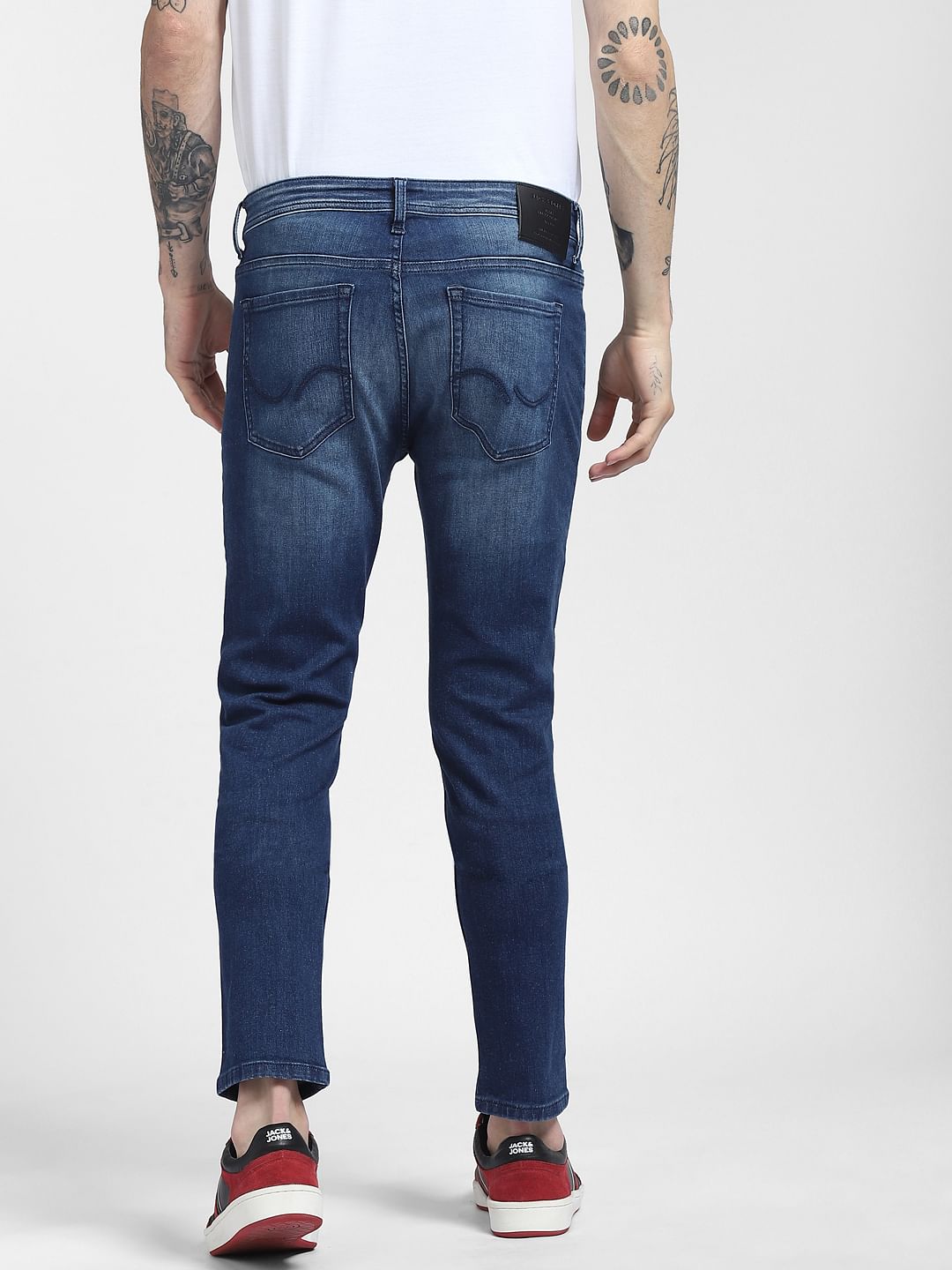 Dark Blue Low Rise Liam Skinny Jeans
