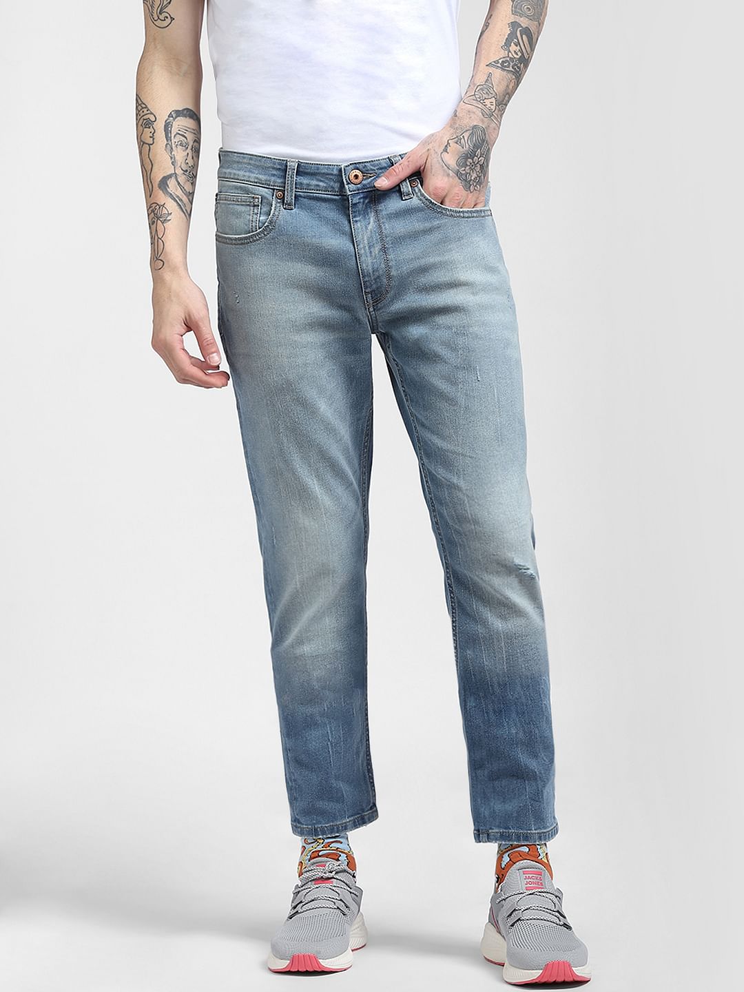 Light Blue Low Rise Glenn Slim Fit Jeans