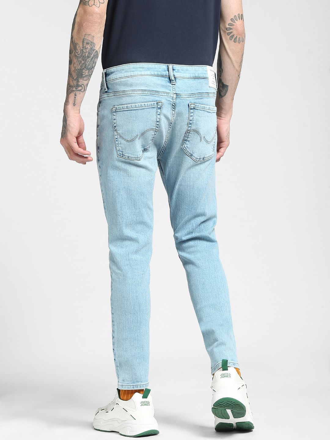 Blue Low Rise Liam Skinny Jeans