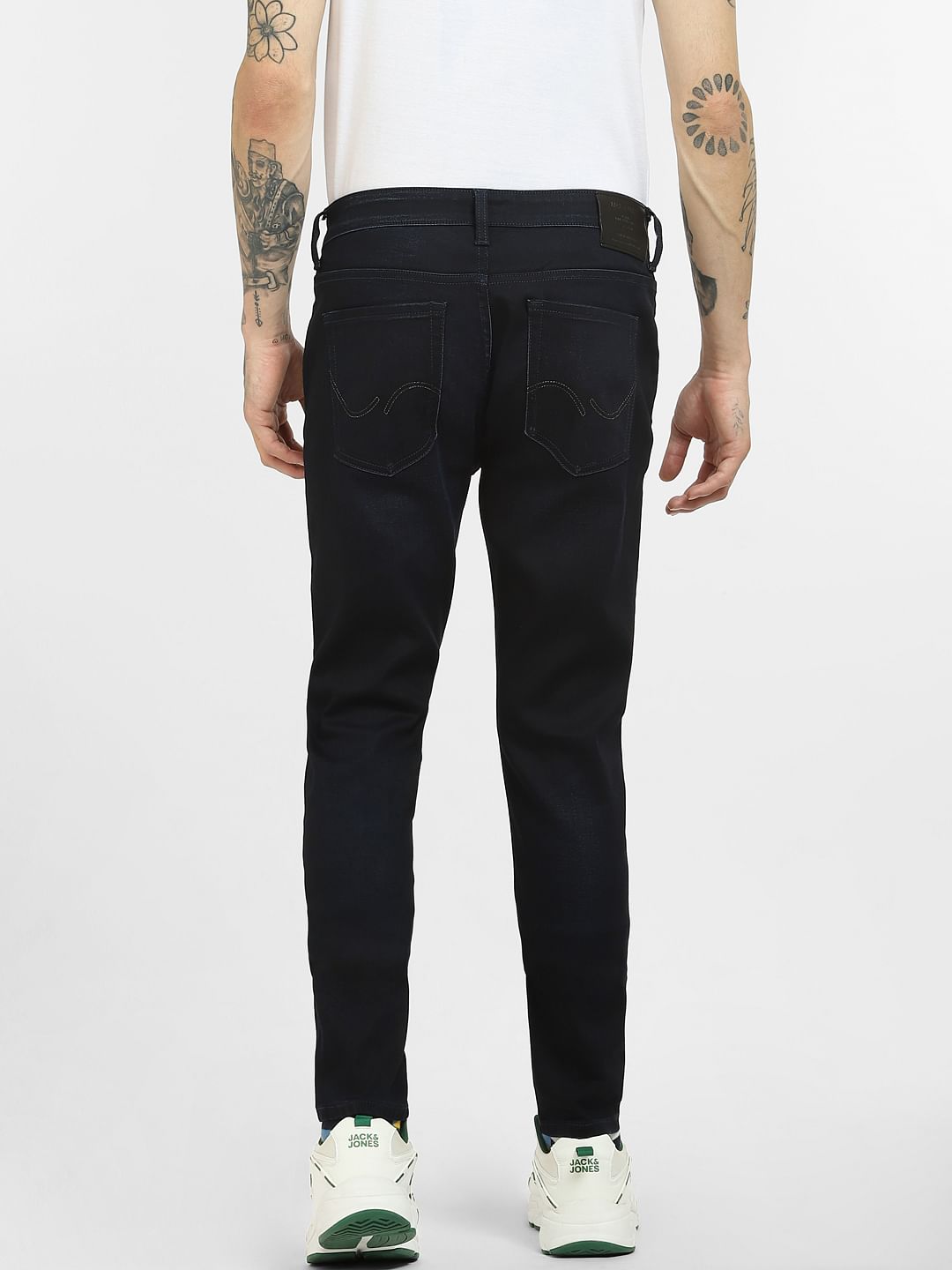 Dark Blue Low Rise Liam Skinny Jeans