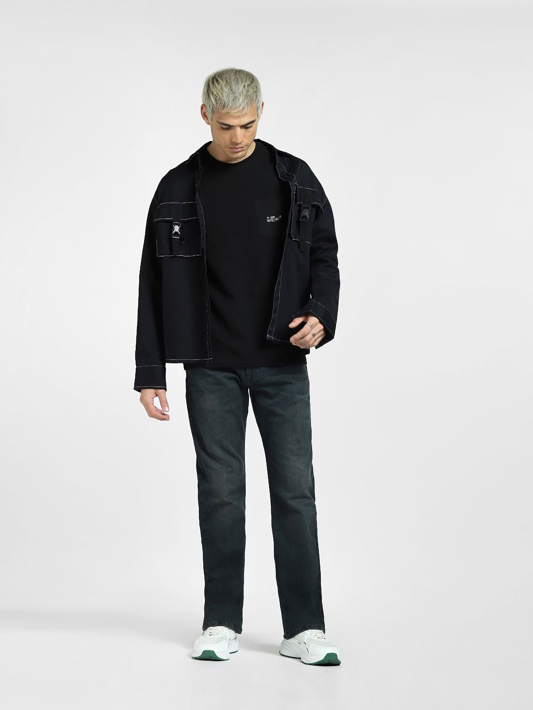 Blue High Rise Bootcut Jeans