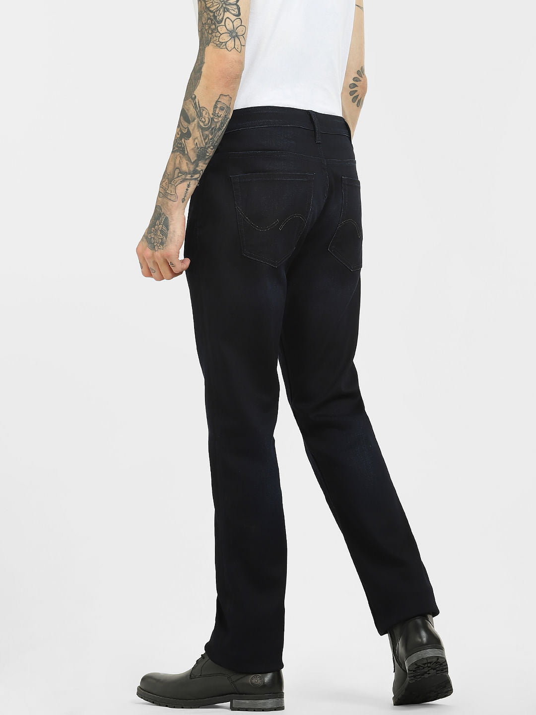 Dark Blue Mid Rise Clark RegularJeans