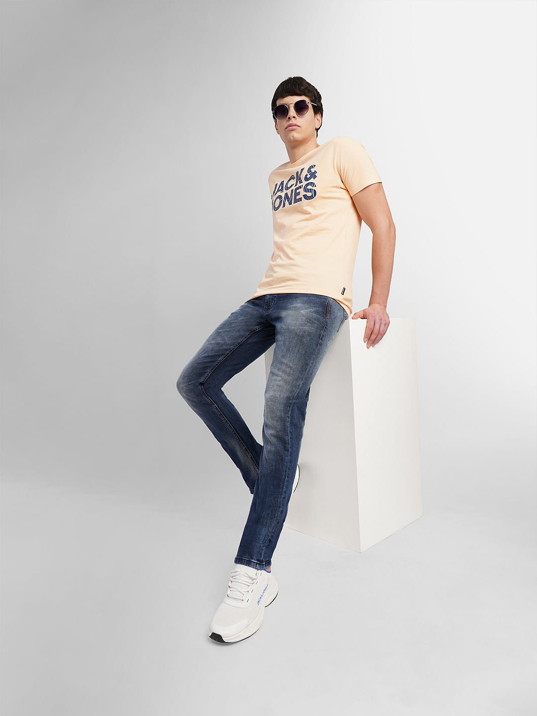 Blue Low Rise Ben Skinny Jeans
