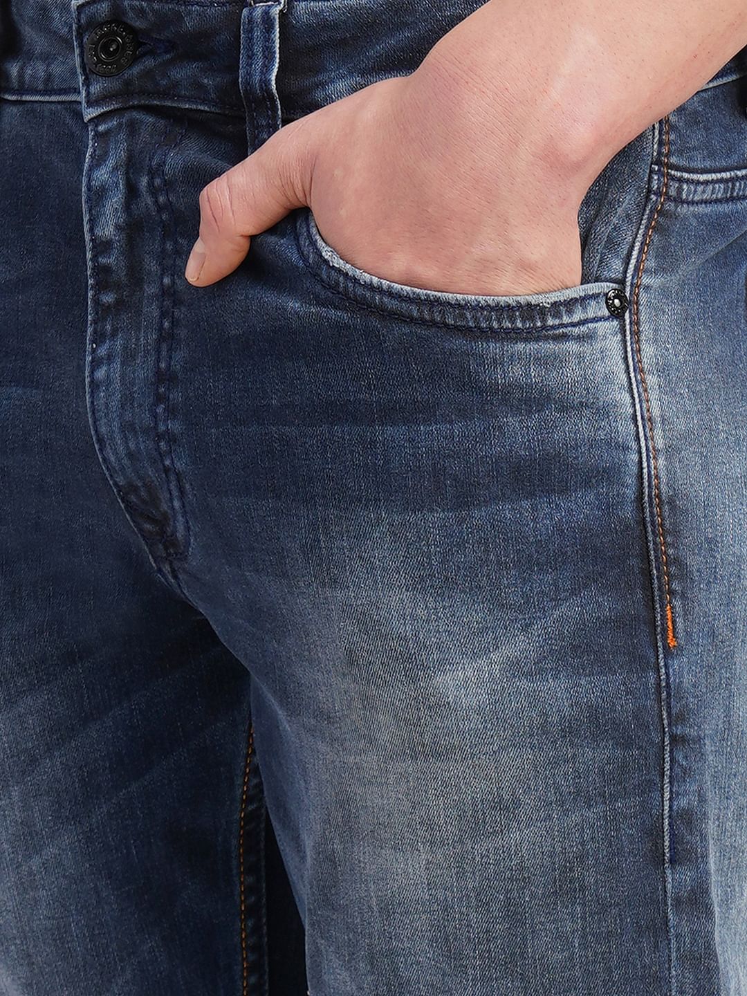 Blue Low Rise Ben Skinny Jeans