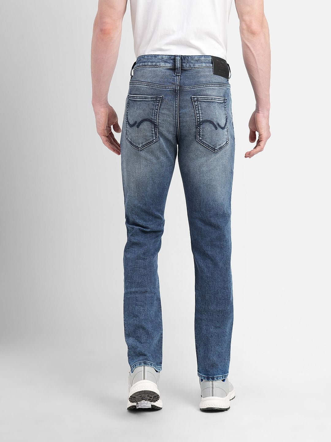 Blue Low Rise Glenn Slim Fit Jeans