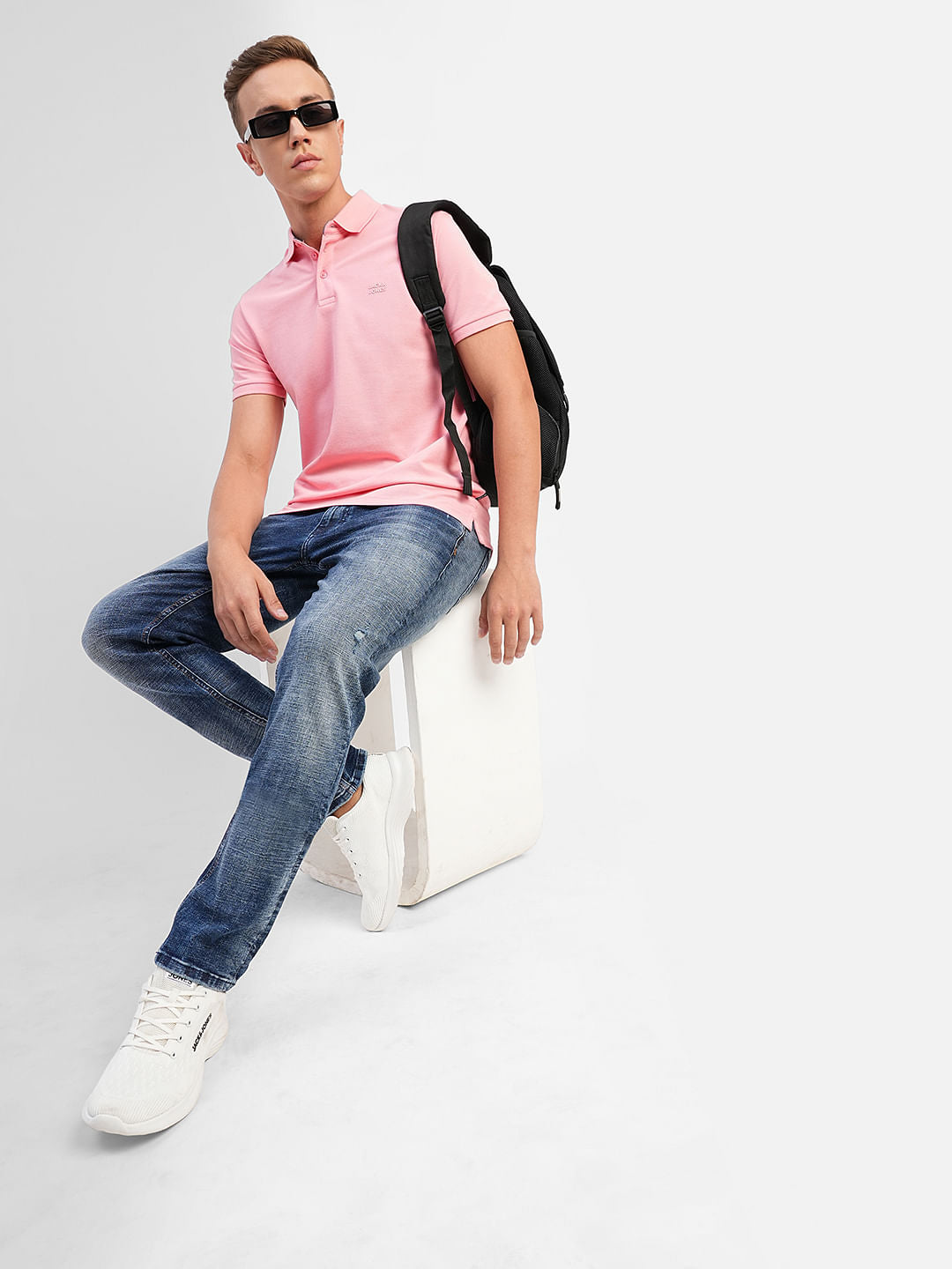 Blue Low Rise Washed Ben Skinny Jeans