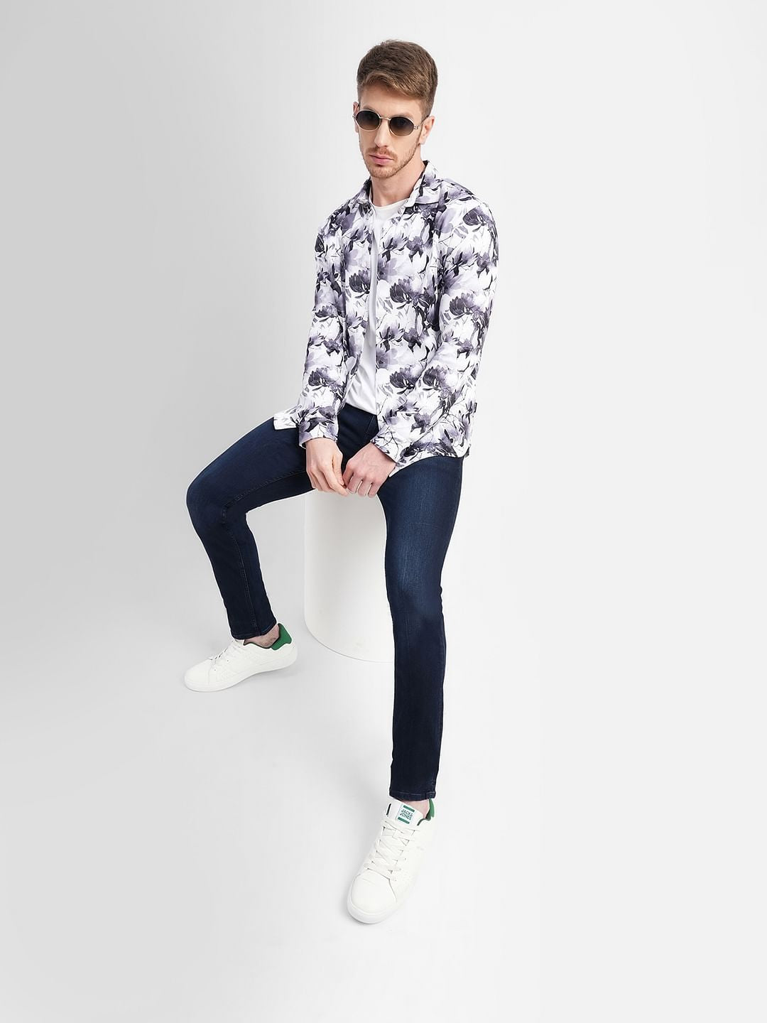 Dark Blue Low Rise Liam Skinny Jeans