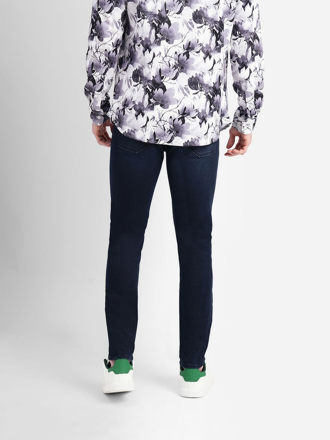 Dark Blue Low Rise Liam Skinny Jeans