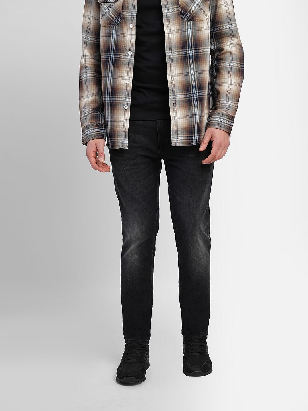 Black Low Rise Liam Super Skinny Jeans