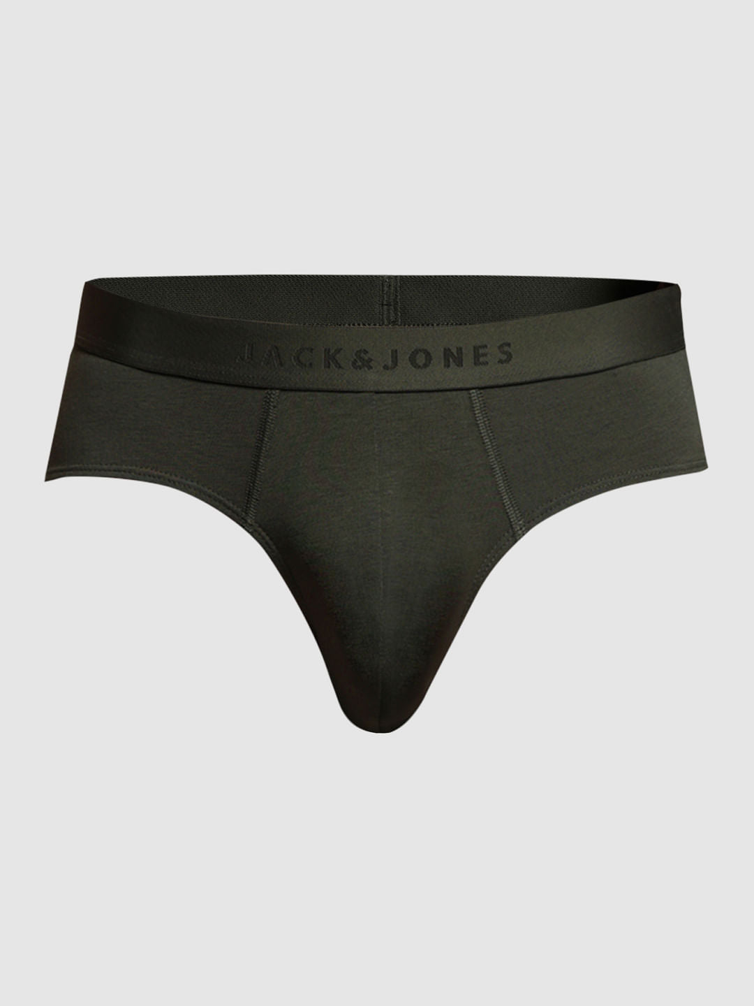 Dark Green Cotton Modal Briefs