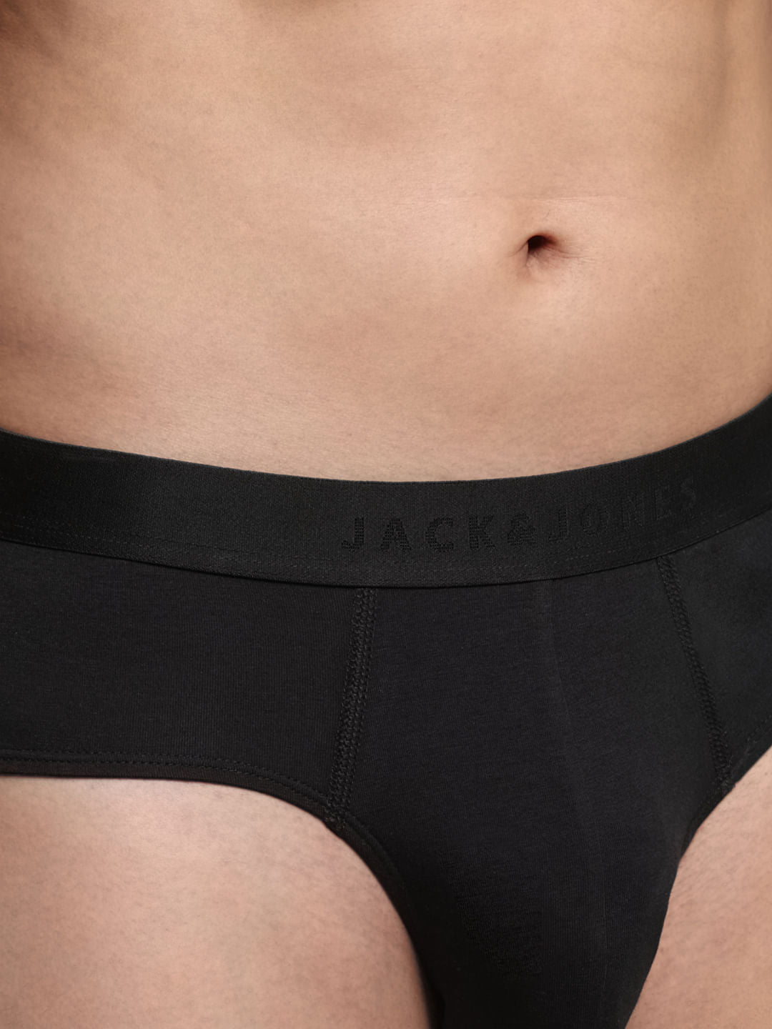 Black Cotton Modal Briefs