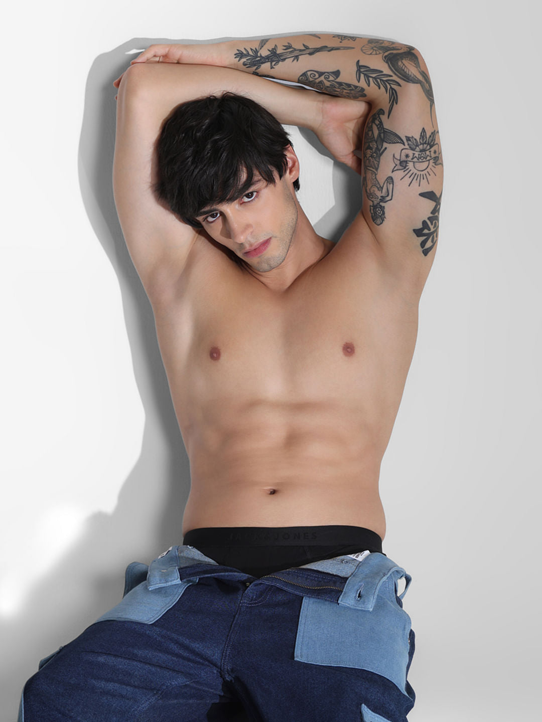 Black Cotton Modal Briefs