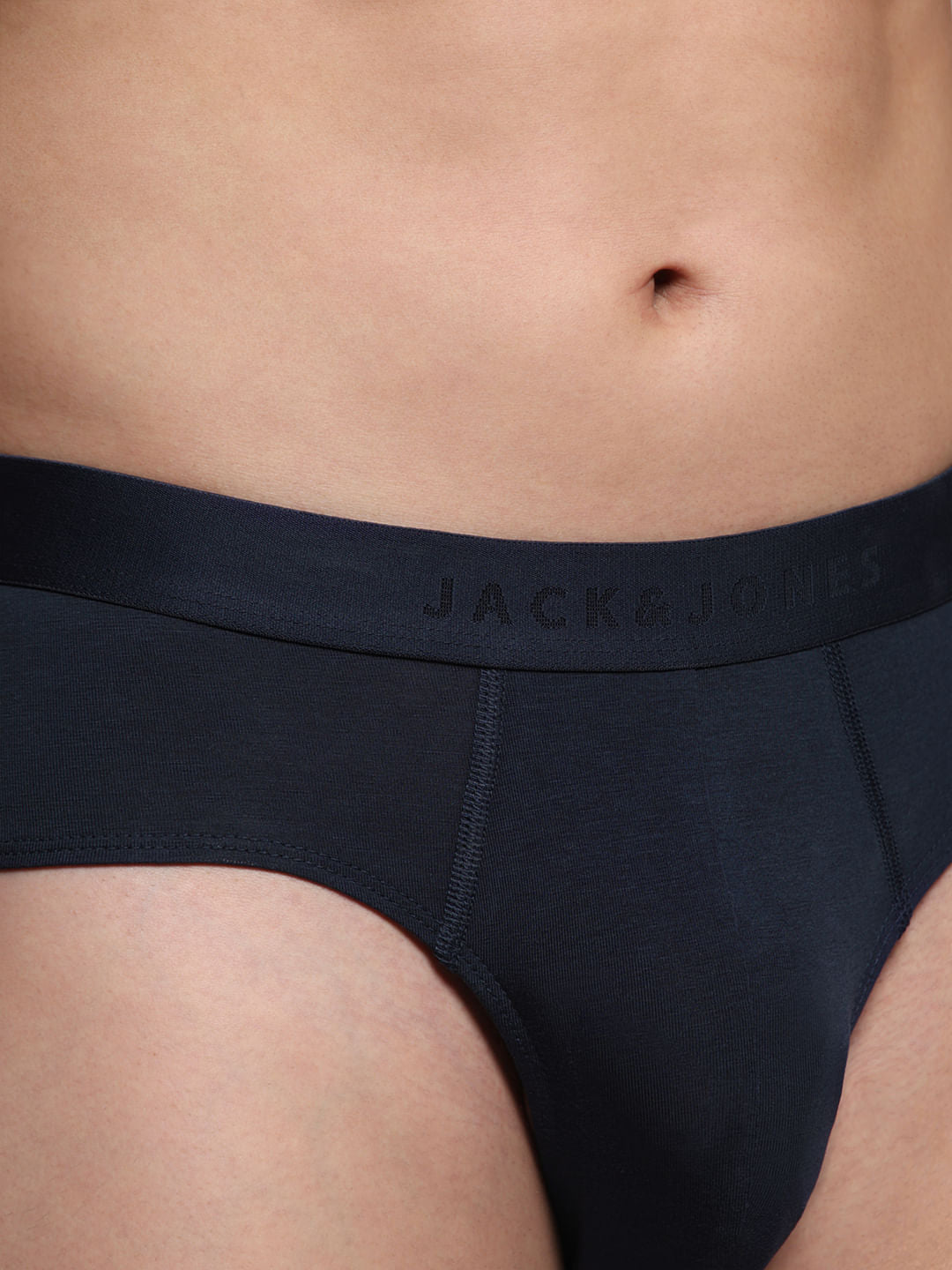 Navy Blue Cotton Modal Briefs