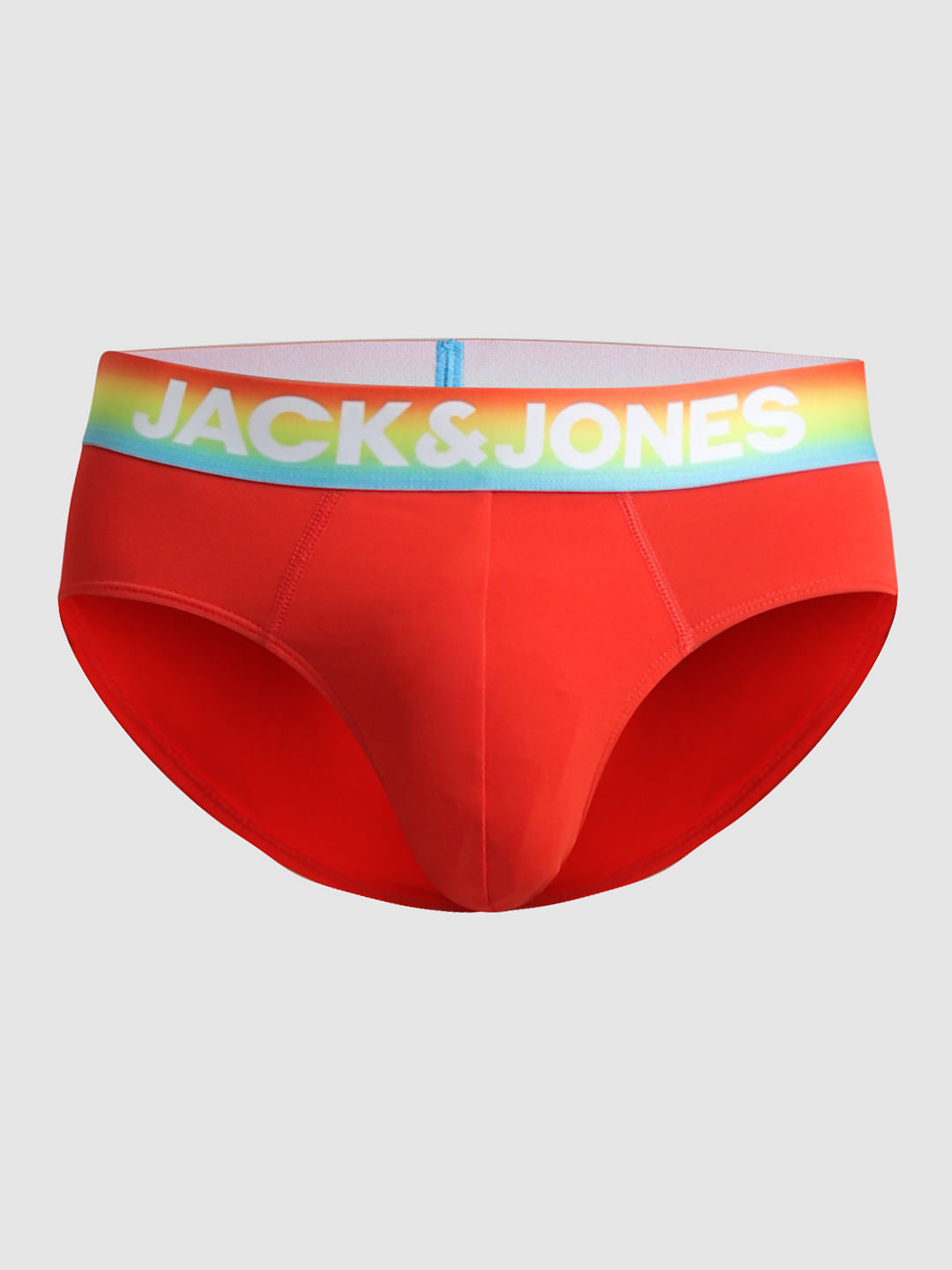Red Logo Print Briefs