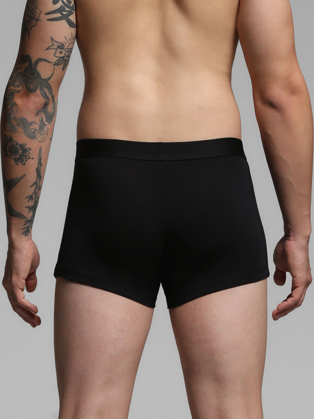 Black Cotton Modal Trunks