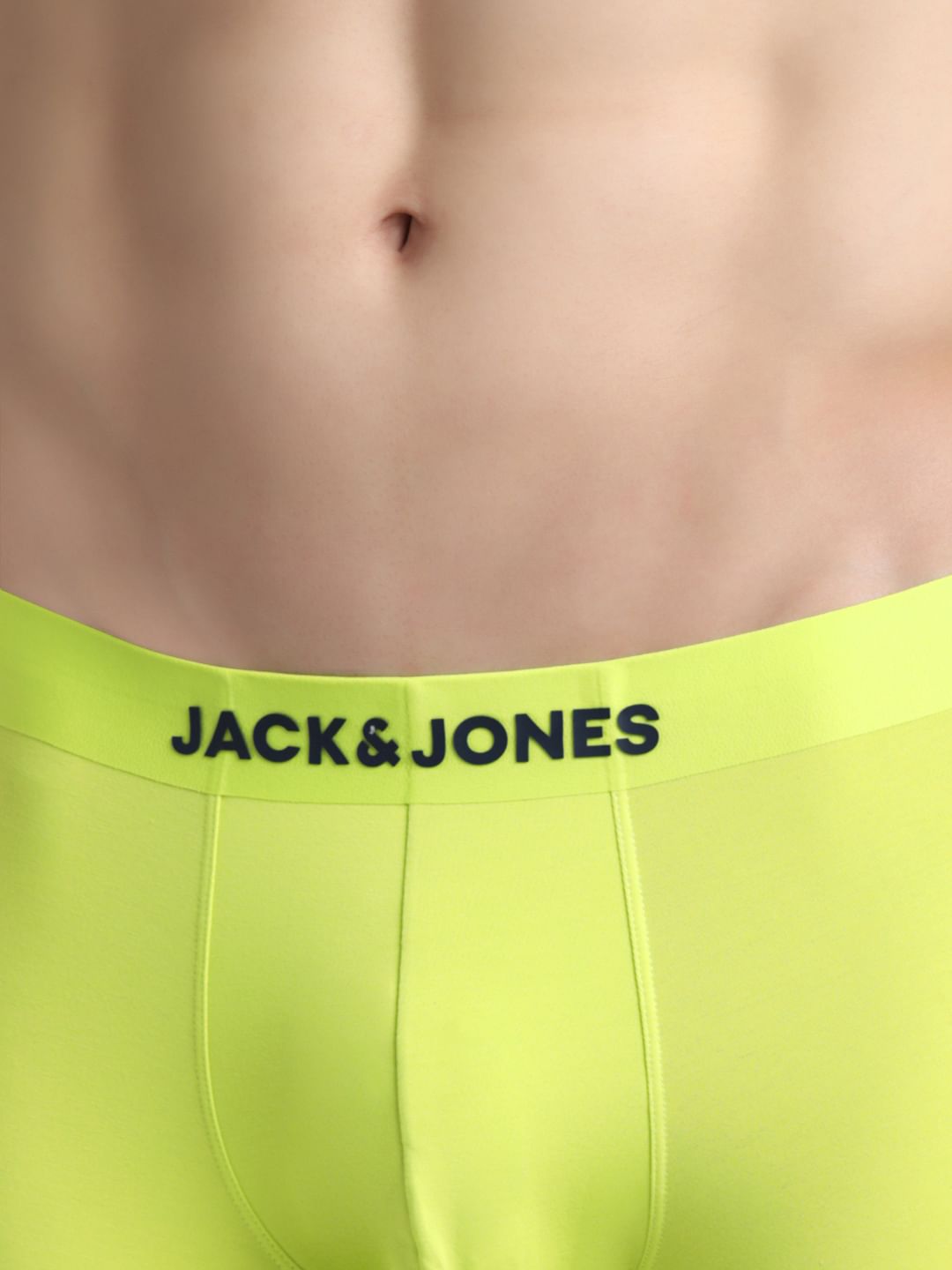 Lime Yellow Knitted Trunks