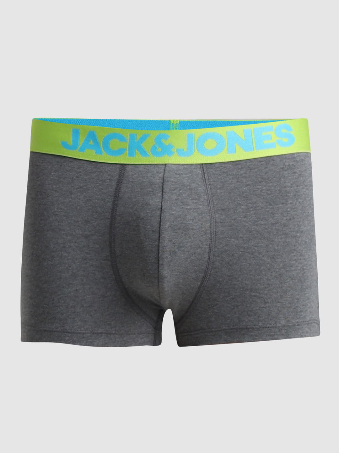 Pack Of 2 Blue & Grey Logo Print Trunks