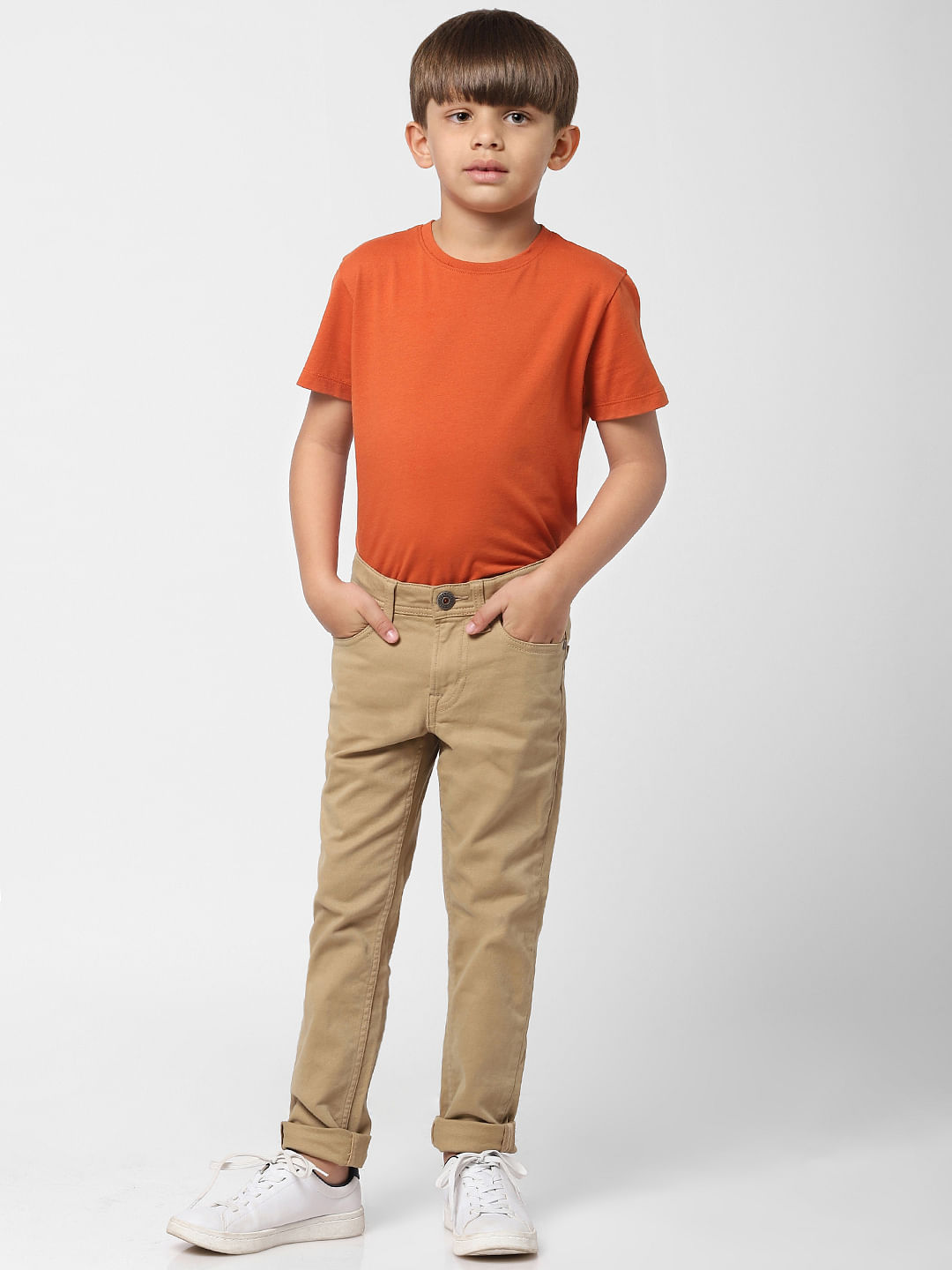 Boys Brown Pants