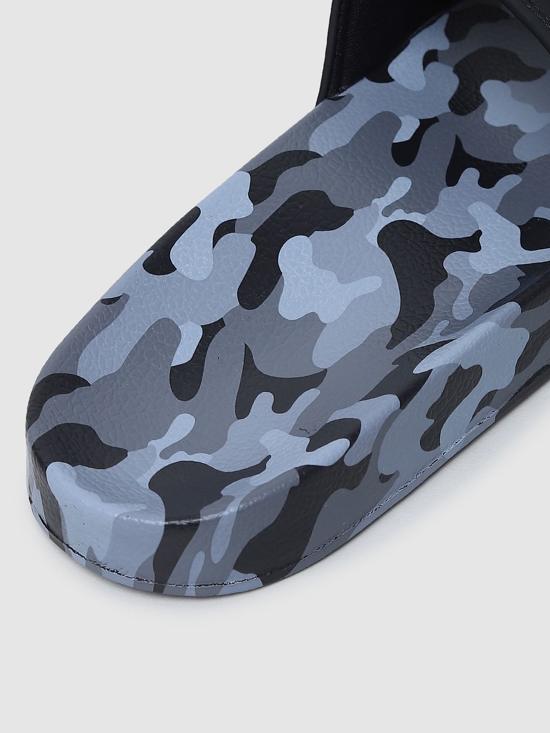Black Camo Print Sliders