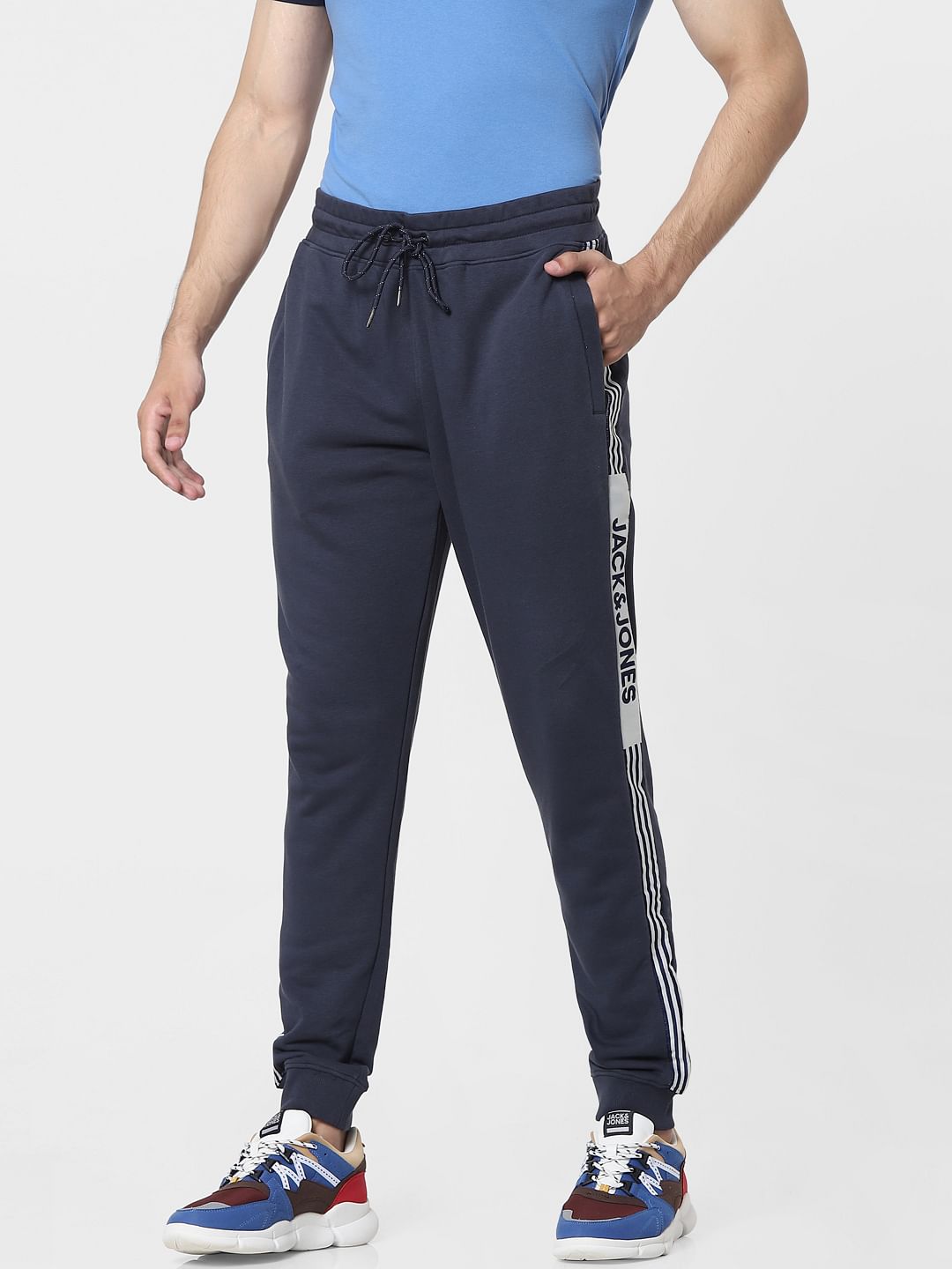 Blue Tape Detail Sweatpants