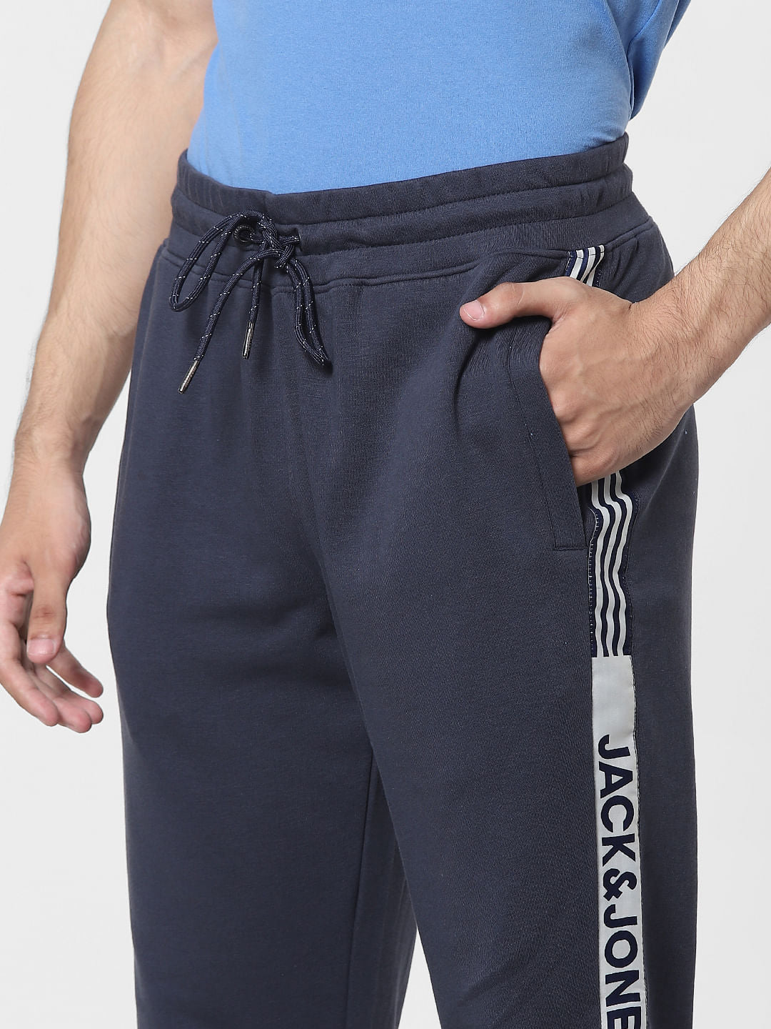 Blue Tape Detail Sweatpants