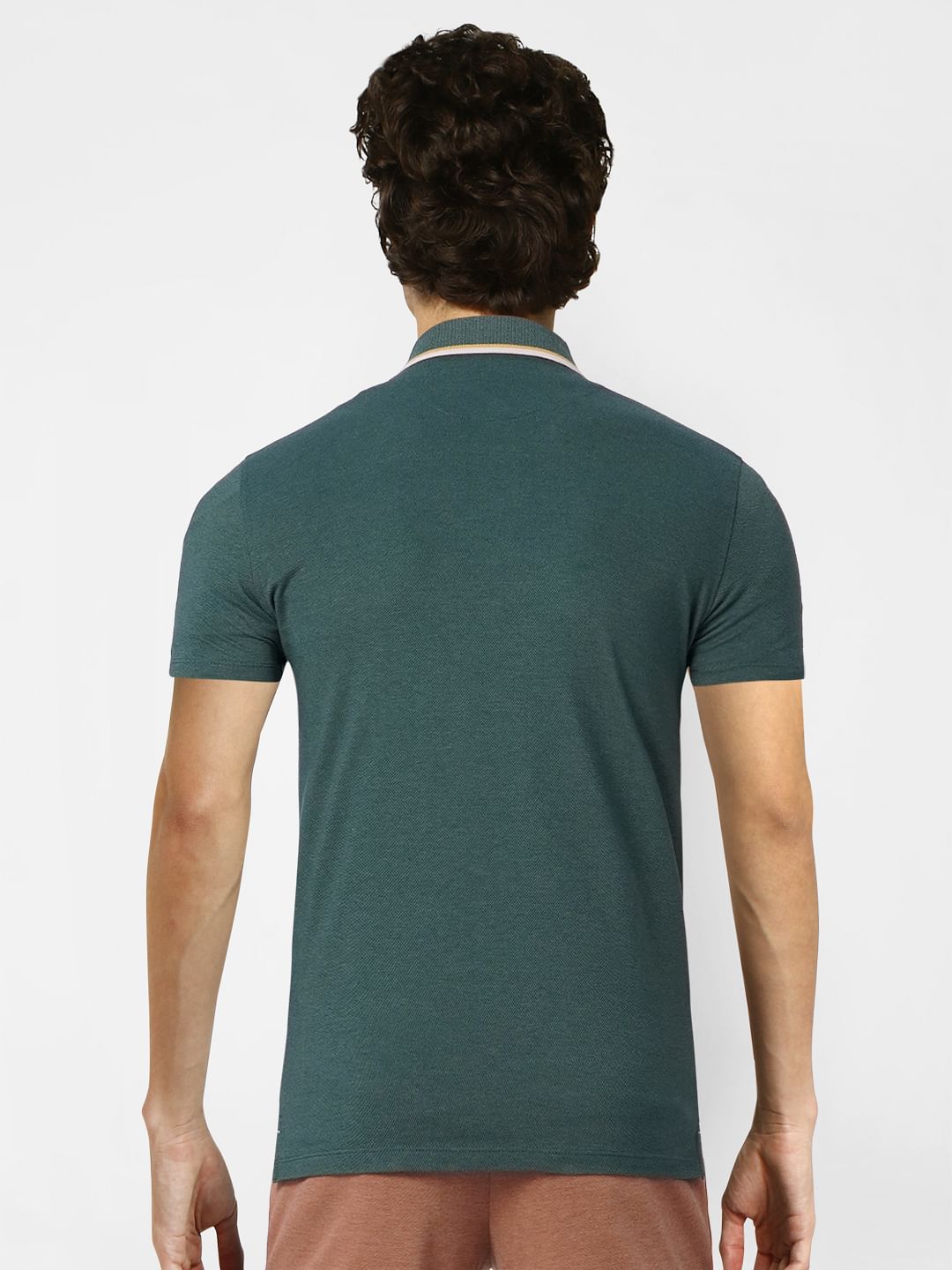 Green Polo Neck T-shirt