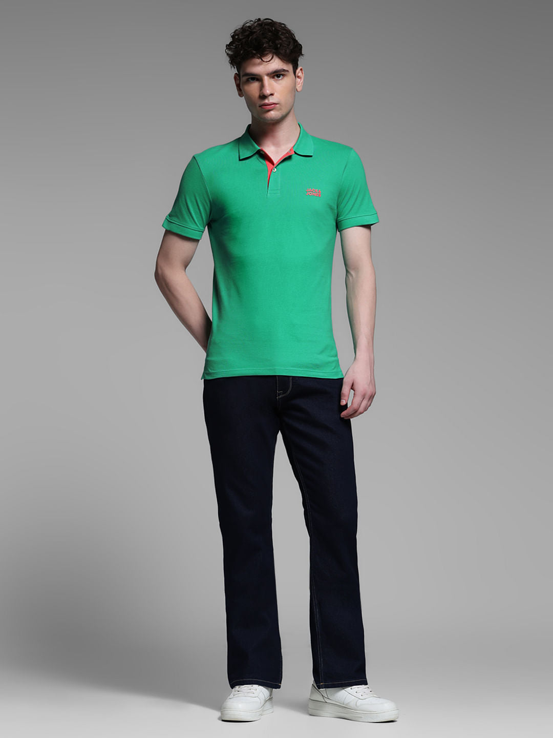GREEN COTTON POLO