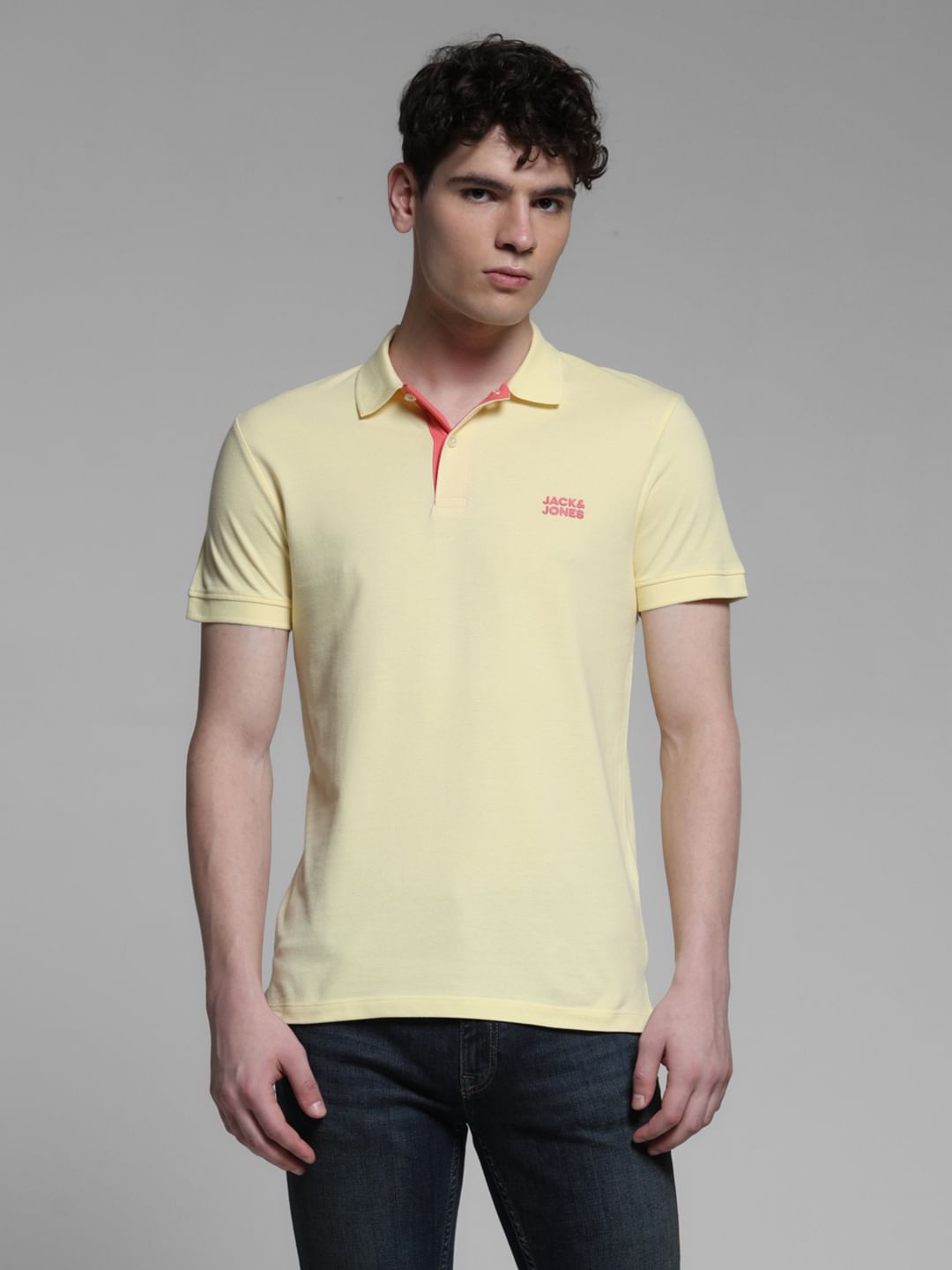 YELLOW COTTON POLO