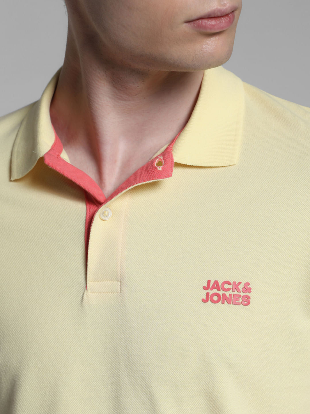 YELLOW COTTON POLO