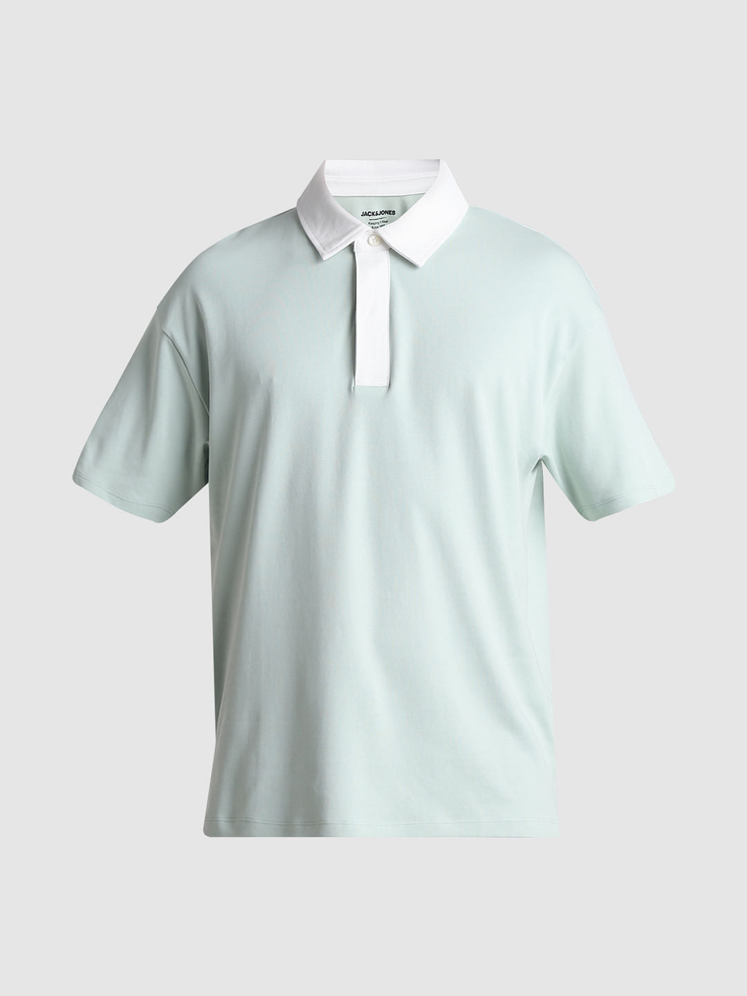 Green Cotton Oversized Polo T-shirt