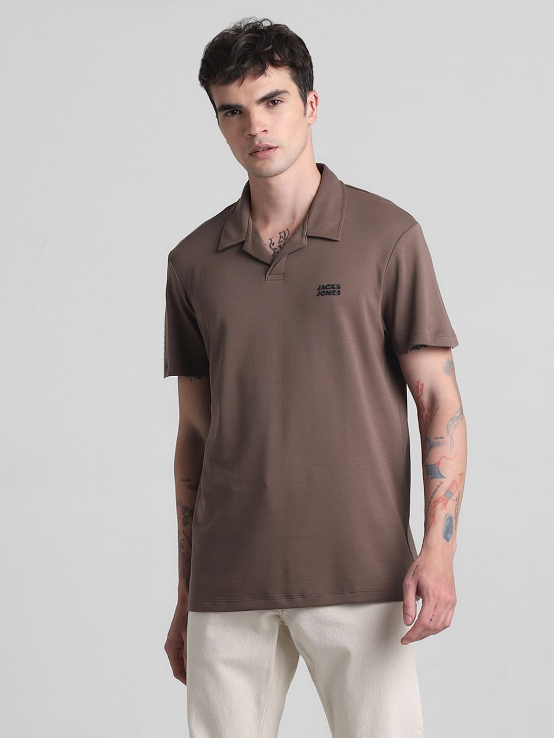 Chocolate Brown Polo T-shirt