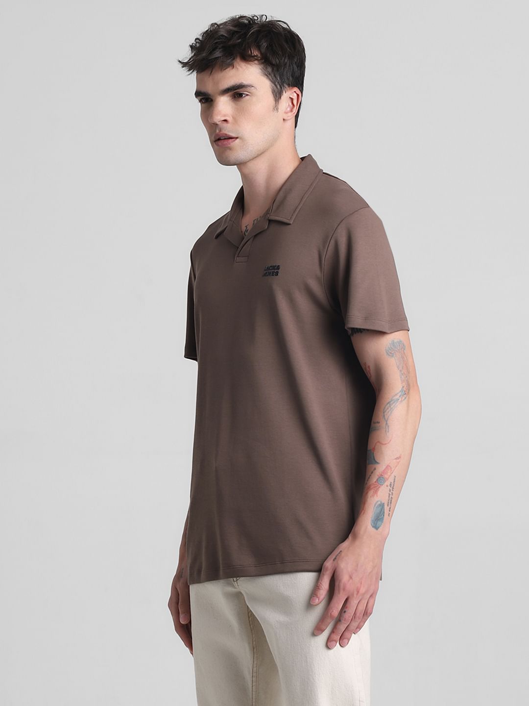Chocolate Brown Polo T-shirt