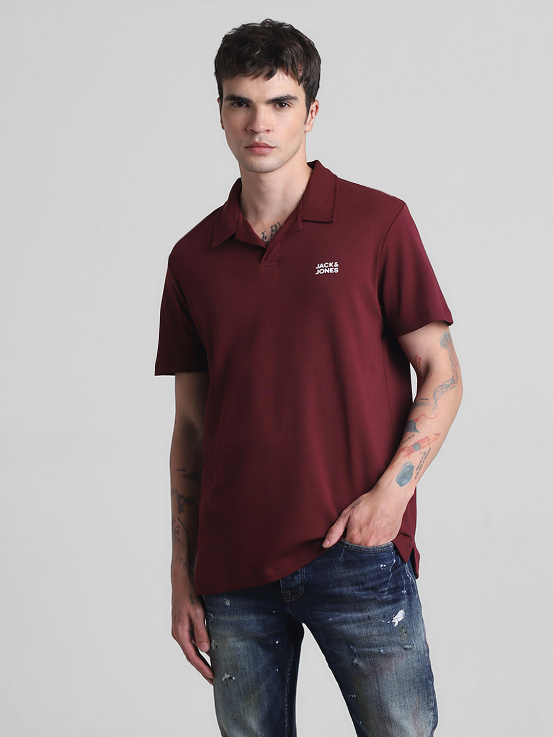 Maroon Polo T-shirt