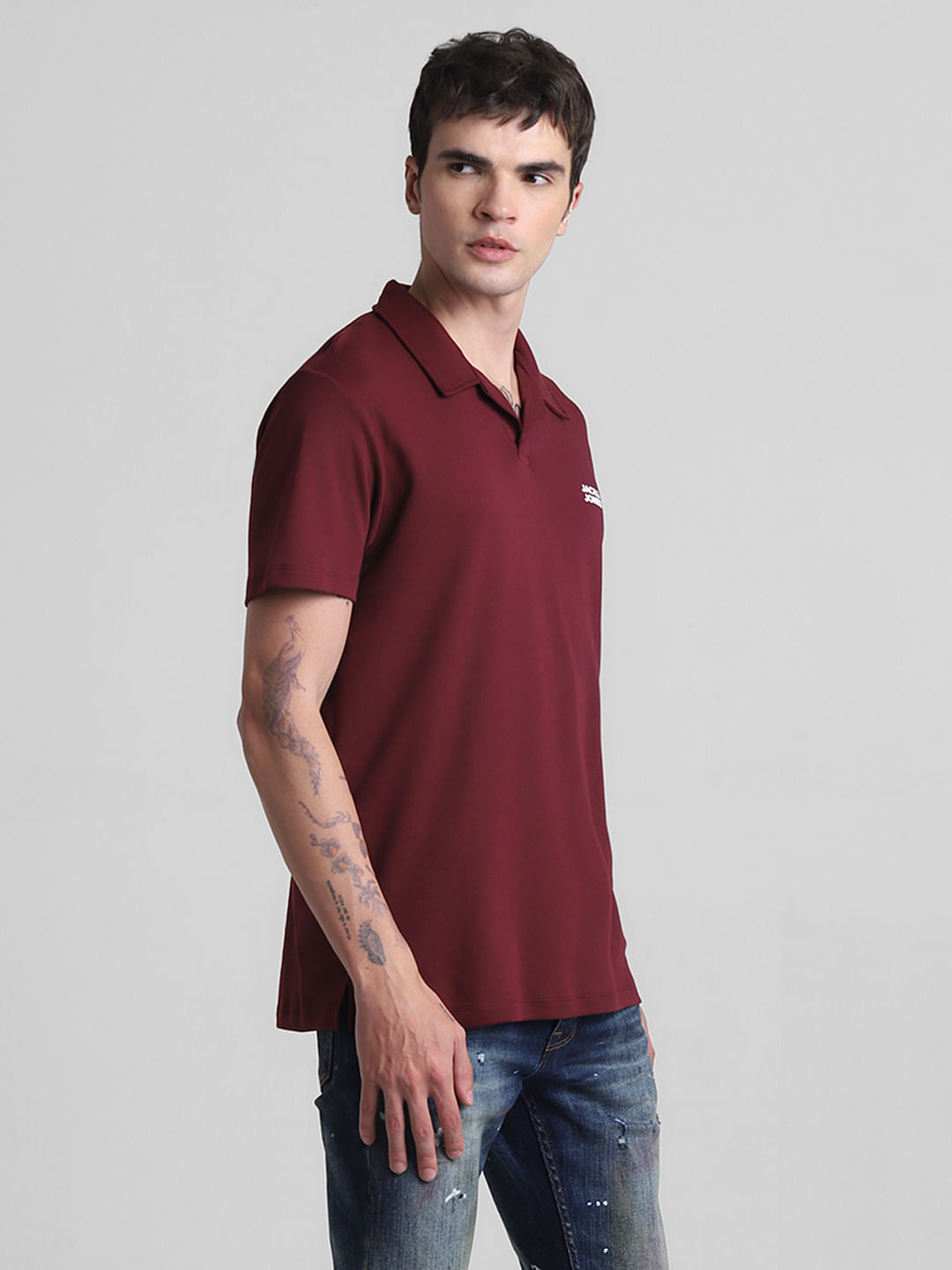 Maroon Polo T-shirt