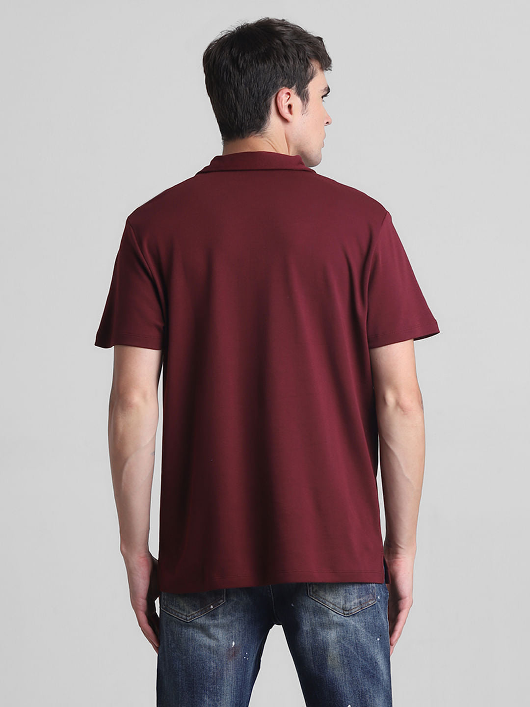 Maroon Polo T-shirt