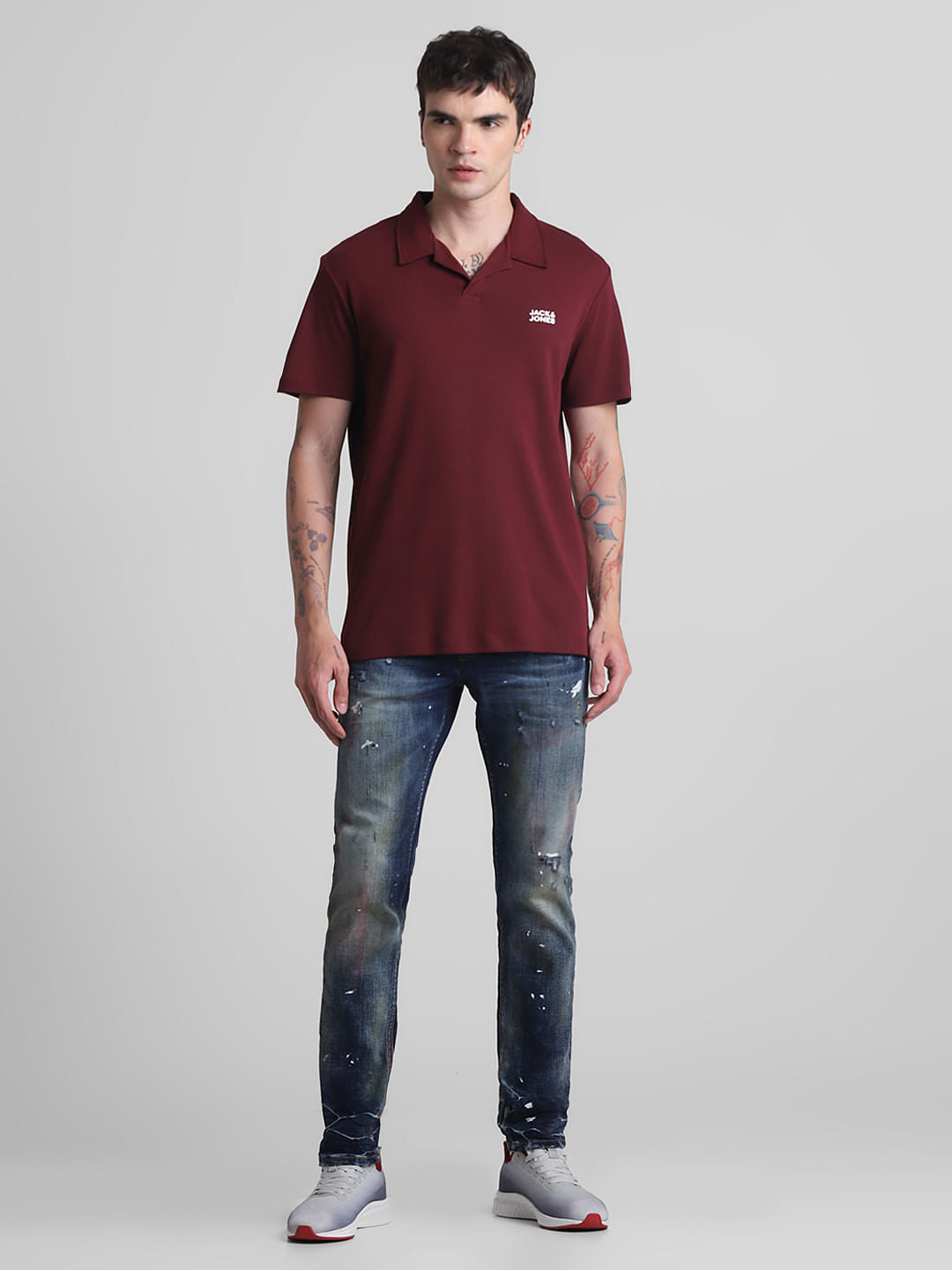 Maroon Polo T-shirt