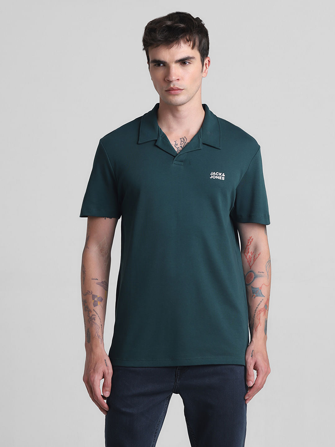 Dark Green Polo T-shirt