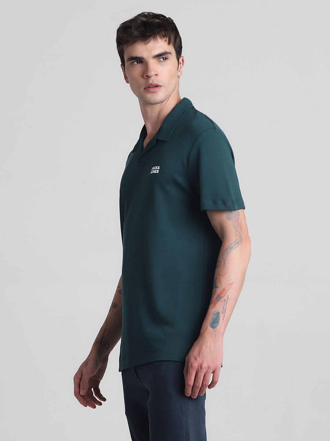 Dark Green Polo T-shirt