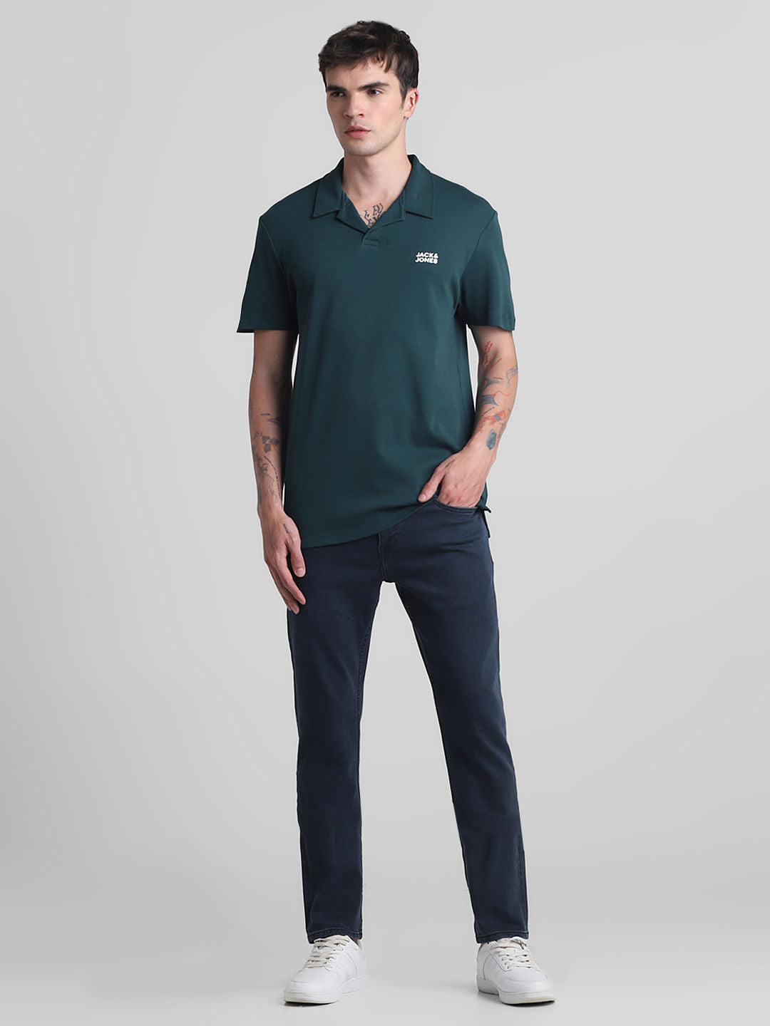 Dark Green Polo T-shirt