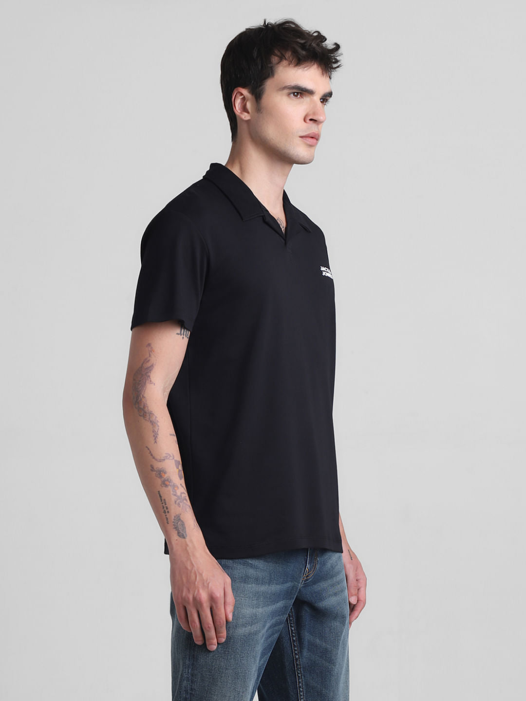Jet Black Polo T-shirt