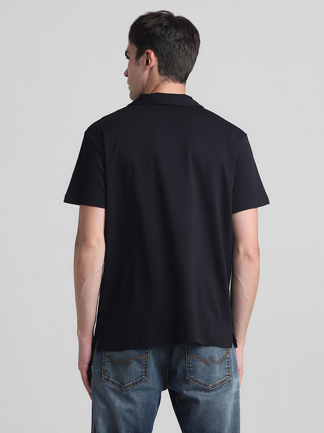 Jet Black Polo T-shirt